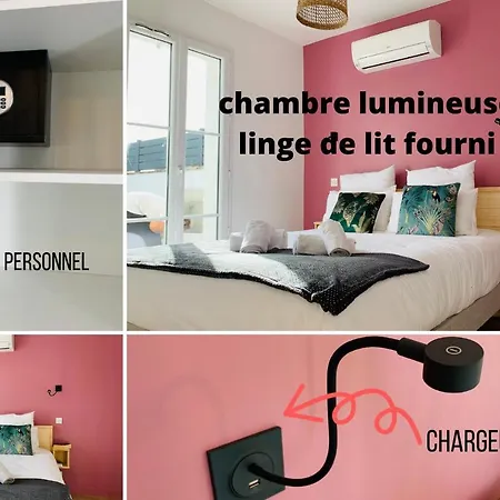 Le Vaisseau Maison Avec Piscine/parking/wifi/plages 5kms