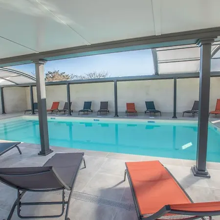 Le Vaisseau Maison Avec Piscine/parking/wifi/plages 5kms 펜션 *